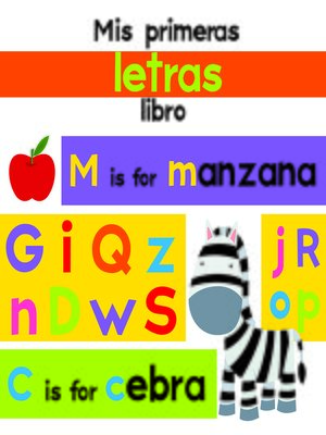 cover image of My First Letters Book (Mis primeras letras)
